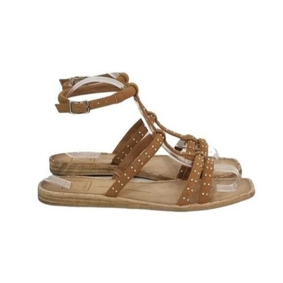 Dolce Vita New Kole Studded Gladiator Sandals in Brown Womens Size 7 - Picture 11 of 13